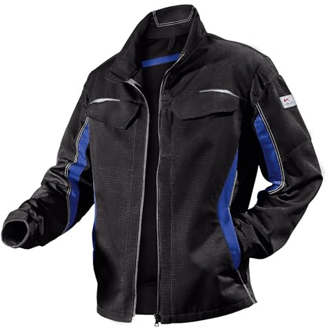 KÜBLER Pulsschlag Jacke – Schwarz/Blau Gr. 46