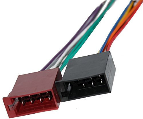 Aerzetix: Connecteur fiche ISO 8PIN + 5PIN pour autoradio précâblée faisceau universel alimentation+son haut parleurs enceintes