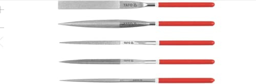 Yato YT-6156 Diamant-Nadelfeilen-Set, 5 Stück, 5 x 180 x 70 mm