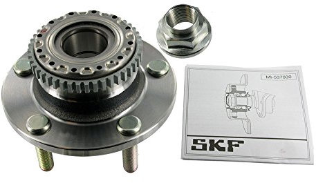 SKF Radlagersatz mit ABS-Sensorring VKBA 6814 Position Hinterachse Höhe 103 mm Länge 151 mm Breite 154 mm - OE-Qualität
