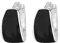 Elli Damen Echtschmuck Ohrringe Creolen schwarze Emaille Basic Zeitlos in 925 Sterling Silber