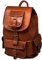 Jaald Sac à dos d'écolier en cuir véritable 40 cm - Étanche - Pour voyage, extérieur, randonnée, école, cadeau pour ordinateur portable - Pour homme et femme