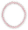 Budawi® Rosenquarz Armband Stretcharmband Perlen 6 mm auf Stretchband