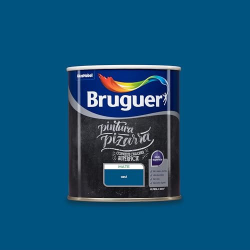 Bruguer Pintura Pizarra Multisuperficie Azul, 750 ml (Paquete de 1)