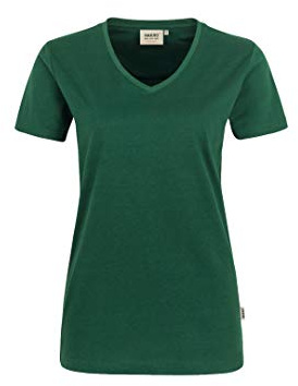HAKRO Damen Damen V-Shirt Mikralinar® T-Shirt