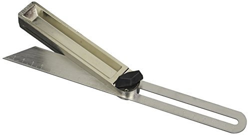 Metrica 69665 - Falsa squadra, base in alluminio, 250 mm
