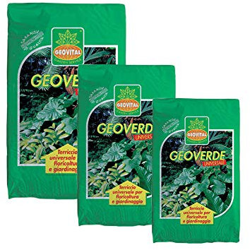 Terriccio Universale 'Geoverde' Torba (50%), Con Fertilizzanti Per Un Rapido E Vigoroso Sviluppo Floreale E Vegetale.