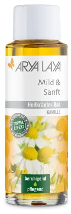 ARYA LAYA Heilkräuter-Bad Mild & Sanft, 200 ml: Wellness & Pflege für zu Hause mit Kamillen-Extrakt, vegan