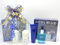 Men's Perfume Gift Hamper 2pc Cool Blue Perfume Set 100ml EDT and 130ml, Luxury Shower Gel Gift Wrapped Gift Hamper Plus Free Candle Included