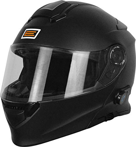 Origine Helmets 204271720100002 Delta Solid Matt Klapphelm mit integriertem Bluetooth, Gr. XS, Schwarz
