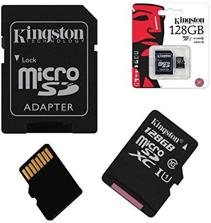 acce2s - Carte Mémoire Micro SD 128 Go Classe 10 pour Samsung Galaxy J5 2016