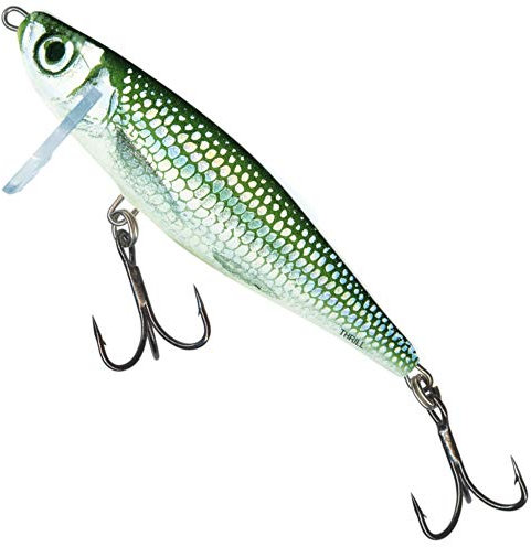 Salmo Thrill Wobbler sinkend, Farben:Holo Bleak, Länge/Gewicht/Laufverhalten/Tauchtiefe:7cm / 7g / sinkend