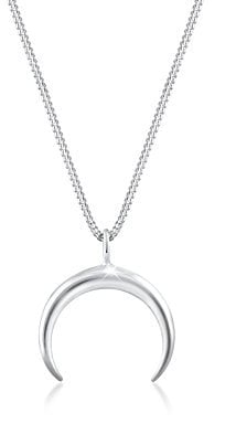 Elli Halskette Damen Sichel Halbmond Astro Blogger in 925 Sterling Silber