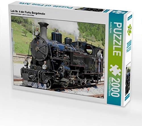 CALVENDO Puzzle Lok Nr. 4 der Furka Bergstrecke 2000 Teile Puzzle quer | Lege-Größe cm Foto-Puzzle für glückliche Stunden