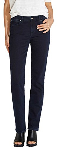 Wrangler Damen Straight Jeans, Schwarz (Blueblack 51l), 31W / 34L