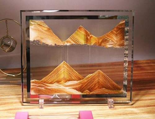 YaiHe Moving Sand Art Photo Cadre Photo Art Création 3D Dynamique Sable Peinture Bureau Ornement Coloré