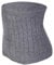 FakeFace Winter Weiche Kaschmir Nierenwärmer Rückenwärmer Elastisch Taille Unterstützung Taille Wärmer Taillen Beschützer Gürtel für Damen Herren Kinder grau M