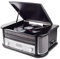 Denver MRD-51 DAB+, FM/AM Radio mit CD-, Kasetten- und Plattenspieler, Holzoptik, Schwarz, 111201210050