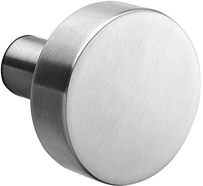 ck-tuerbeschlaege zylindrischer Knauf für Glastürschlösser | V2A Edelstahl matt | ohne Funktion