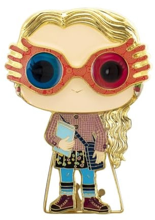 Funko Large Pop! Enamel Pin - Luna Lovegood - Harry Potter: Luna Lovegood Group Emaille-Nadeln - Niedliche Brosche Zum Sammeln - Für Rucksäcke & Taschen - Geschenkidee - Movies Fans