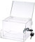 TOLIDA Acrylspendenbox Vorschlagsbox mit Schildhalter Visitenkartenbox Wahlurne Kummerkasten Kartenbox mit Schloss Klare Aufbewahrungsbox zum Visitenkarten Abstimmen Spenden Sammeln Kommentieren