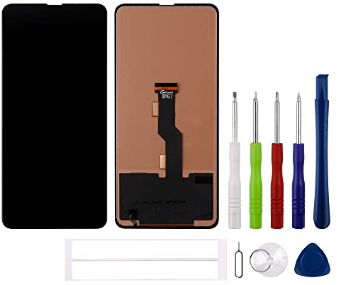 swark TFT compatible con Mi Mix 3 M1810E5A (negro sin marco) (Sin huella) Pantalla LCD táctil (no original AMOLED) + herramientas