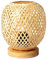 Korb-Tischlampen, einfache Deko-Accessoires, aushöhlen, Boho, neben Lampe, rustikaler japanischer Stil, für Wohnzimmer, Schlafzimmer, Fotografie,