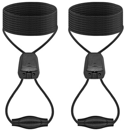 UamGlsob 1,5mm Dünne Schnürsenkel für Salomon Speedcross Ski Schuhe, Schuhbänder Ohne Binden, Laces Shoelaces Kit Ersatz für Damen Herren, Schnellverschluss-System (Black)