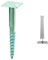 Schneider Universal-Bodendübel für Ampelschirme, 897-55, zum Eindrehen, 6.5 kg & Schneider Schutzhülle für Ampelschirme bis 400 cm Ø und 300 x 300 cm, 813-40, silbergrau, 240 x 57 cm, 0.4 kg, Silber