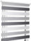 Home-Vision® DuoRollo Schrauben, Doppelrollo mit Bohren zum Anschrauben, DuoRollos für Fenster und Türen (Weiß-Grau-Graphit, B160 x H220 cm)