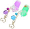 Homoyoyo 2pcs Milk Tea Cup Pendant Cartoon Stickers Pocket Hole Jig Corner Clamps for Woodworking Key Chain Bottles Car Keychain Wired Stickers Elegant Keychain Drinks Tray Green Acrylic