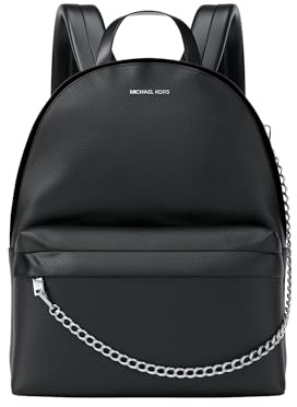 Michael Kors Slater Medium Signature Logo Backpack Black