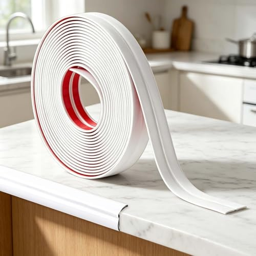 3M Corner Trim Self Adhesive Flexible PVC Edging Strip 2cm Wide Tile Edging | Soft bendable tear-resistant TPE material,strong self-stick,arbitrary cutting,multi-scene edge protection for home decoration
