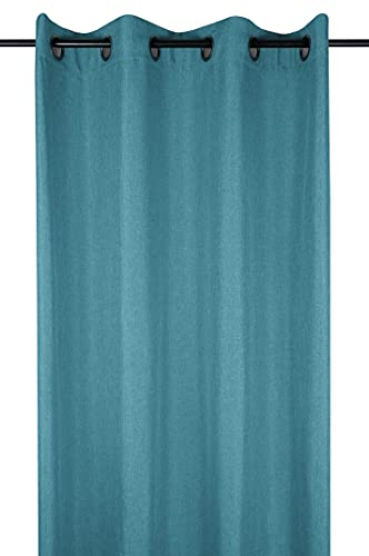 Stof - Bea Rideau à Œillets Polyester Turquoise 260 x 140 cm R68538007