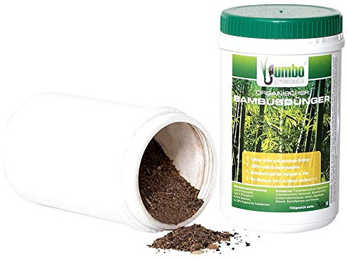 5 x Jumbogras® Bambusdünger mit Langzeit-Wirkung, 100% Organischer Ökodünger für alle Ziergräser, Gräser-Beete und Gras-Pflanzungen (750 Gramm-Vorteilspackung)