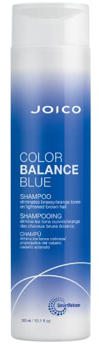 Joico Color Balance Blue Shampoo, Neutralizes Brassy Tones, Protects Colour Treated Hair, with Keratin and Green Tea Extract
