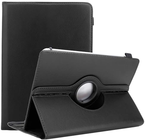 Cadorabo Hülle kompatibel mit Caterpillar T20 Tablethülle 360 Design aus Premium Kunst Leder Flip Klappbare Stoßfeste Magnetische Cover Hülle für Caterpillar T20 Tasche in Schwarz