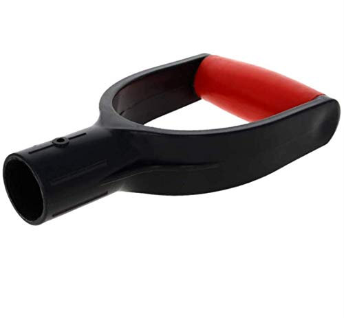 MILE Shovel D Grip Handle, 32mm/1.26 inches Inner Diameter PVC Shovel D Grip Handle, Replacement Handle for Digging Raking Tool 1pcs