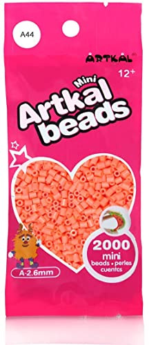 Artkal® MINI A Soft 2,6 mm Bügelperlen Beads / 2000 Stück / A44 Burning Sand Steckperlen