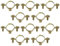 AERZETIX - C60428 - Juego de 10 abrazaderas soportes simples de fijación Ø20mm - montaje en pared de tubo cobre sujeción de tornillo fontanería calefacción sanitario - en acero