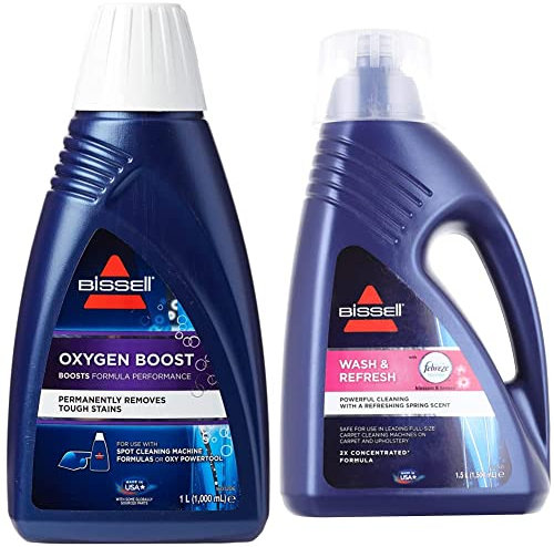 BISSELL Oxygen Boost Formule, A utiliser SpotClean/SpotClean Pro, 1134N & Wash & Refresh Febreze, avec nettoyeurs de tapisserie et moquettes, 1078N