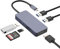Qhou Hub USB C 6 en 1 USB Tipo C Docking Station para MacBook Pro, Samsung Galaxy S9/S8, Surface Book 2, DELL XPS 13/15, Pixelbook y más (USB3.0, HDMI, SD/TF)