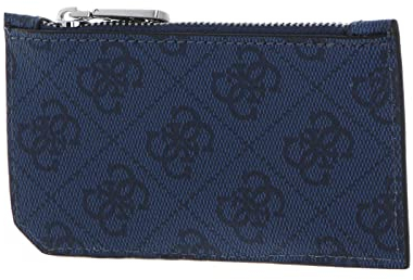 Guess Vezzola Smart C.C. W Zipper, Porte-Cartes de crédit Women's, Blue, Einheitsgröße