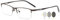 VEVESMUNDO Selbsttönende Lesebrillen Blaulichtfilter Sonnenlesebrille Metall Halbrand Photochrome Lesehilfe Brillen mit Sonnenschutz für Herren (1 Stück Kaffee Photochrome Lesebrille, +1.0)