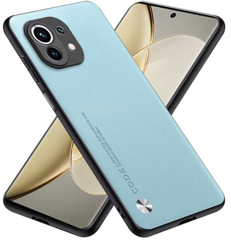 RankOne Custodia Compatibile con Xiaomi MI 11 Lite / 11 Lite 5G / 11 Lite 5G NE (6.55) Cover Case - Azzurro