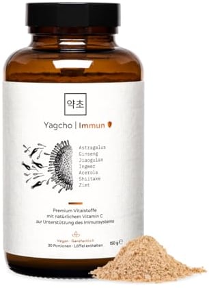 Yagcho Immun | Immun & Energie Komplex | Vitalpilze Mix | Immunsystem stärken | TCM Heilpflanzen | Pilzkaffee | Nahrungsergängzungsmittel