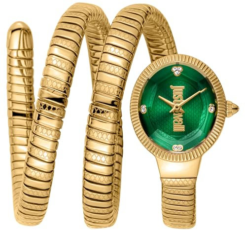 Just Cavalli Damen Analog Quarz Uhr mit Edelstahl Armband JC1L269M0035