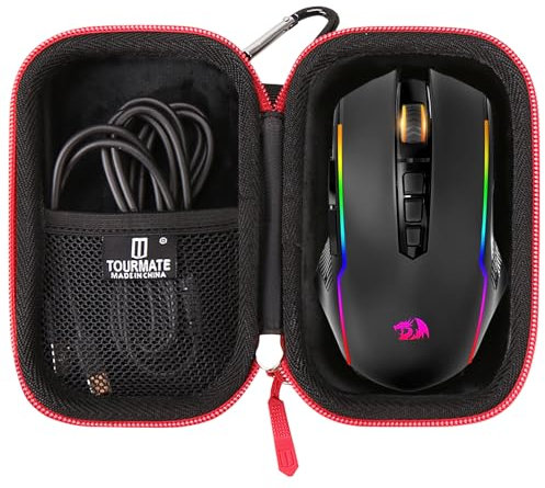 Tourmate Hard Storage Case for Redragon Gaming Mouse - Travel Case for Wireless Mouse Gaming 8000 DPI(Only Case) (Black)