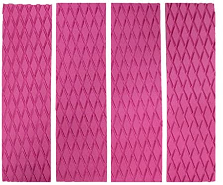 Courtieyeardceastea Rutschfestes Surfbrett-Traktionspad, Deckmatte, EVA-Schaum für Skimboard, Rosa, 31 x 8 cm