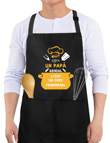 Regalo Padre,Regalo Dia del Padre,Regalo para Padre,Regalo Padre Cumpleaños,Regalo Papa,Delantal Cocina Hombre,Regalos para Papa,Regalos para Padres Primerizos,Regalos para Padres,Regalo Padre Navidad